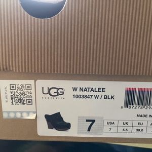 UGG Natalee clogs black leather